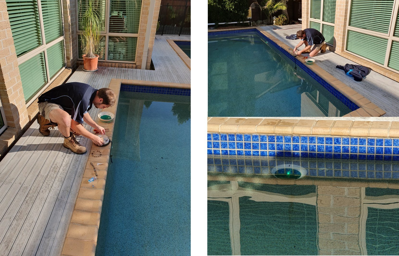 One Vision Electrical Installing Pool Lights