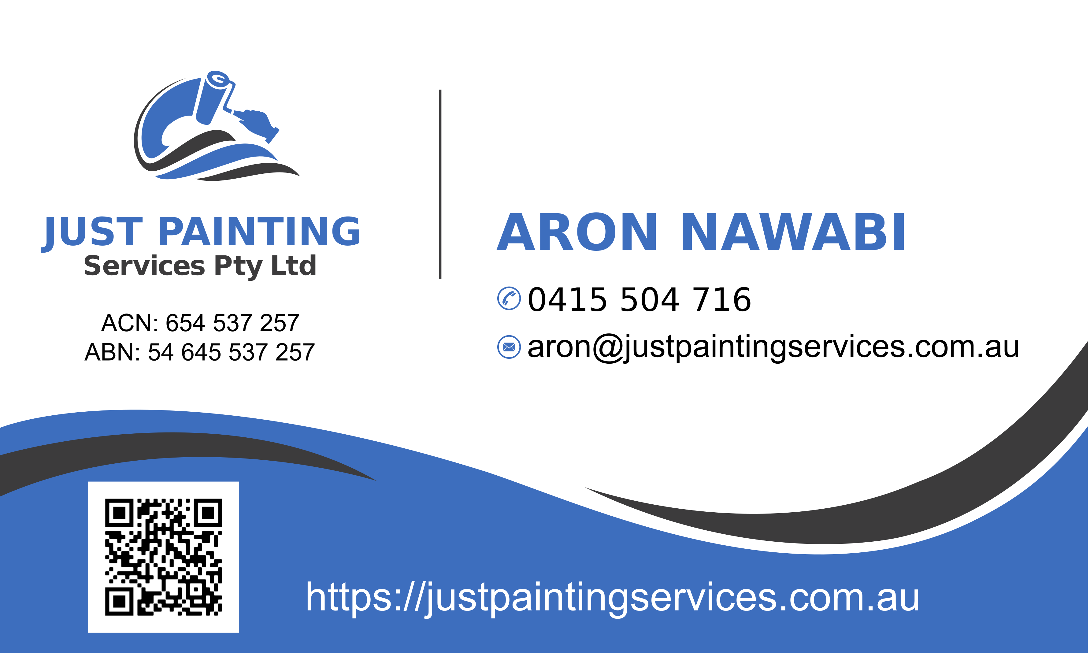 Aron Nawabi Busines Card